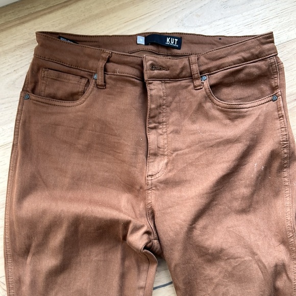 KUT FROM THE KLOTH Mia High Rise Fab Ab Toothpick skinny jeggings SIZE 12 - Picture 4 of 7